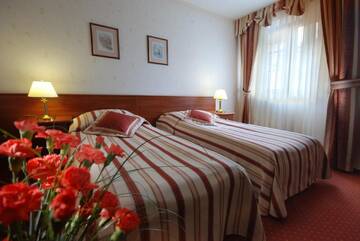 Фото номера Двухместный номер с 2 отдельными кроватями Отель Hotel Basztowy г. Сандомир 6