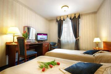 Фото номера Двухместный номер с 2 отдельными кроватями Отель Hotel Basztowy г. Сандомир 2